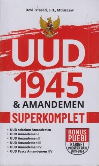 UUD 1945 & Amandemen superkomplet