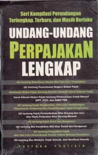 Undang-Undang Perpajakan Lengkap