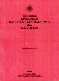 Ringkasan Klasifikasi Desimal Dewey dan Indeks Relatif