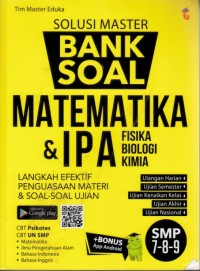 Solusi master bank soal Matematika & IPA SMP 7-8-9