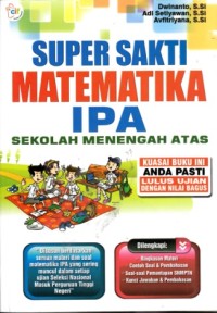 Super sakti Matematika IPA SMA