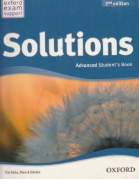 Solutions :  Advanced Student's Book