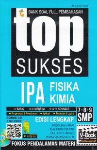 Top Sukses IPA Fisika Kimia SMP 7, 8, 9