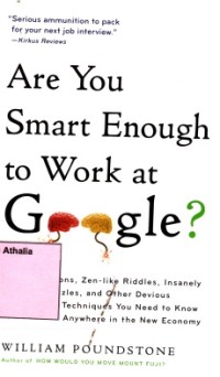 Are you smart enough to work at google?